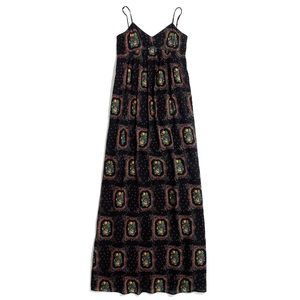 NWT Madewell Floral Frame Maxi Dress Size 0
